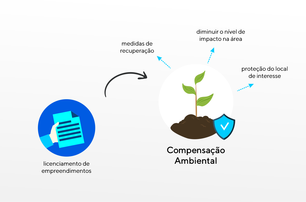 Processo de compensação ambiental e a obrigatoriedade do licenciamento de empreendimentos.