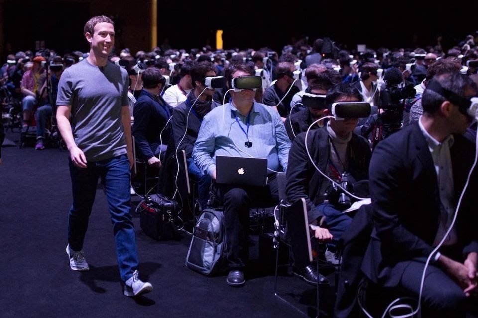Mark Zuckerberg também está empolgado com realidade virtual.