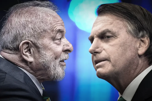 Lula e Bolsonaro, candidatos a eleição mais polarizada dos últimos tempos.