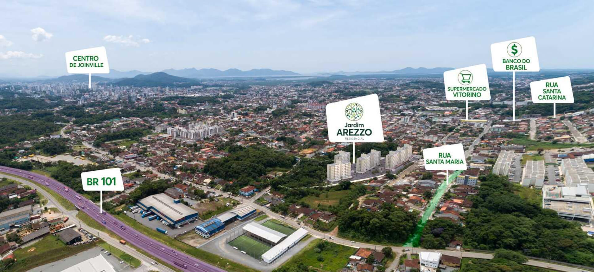 Residencial Jardim Arezzo Floresta Joinville Apto